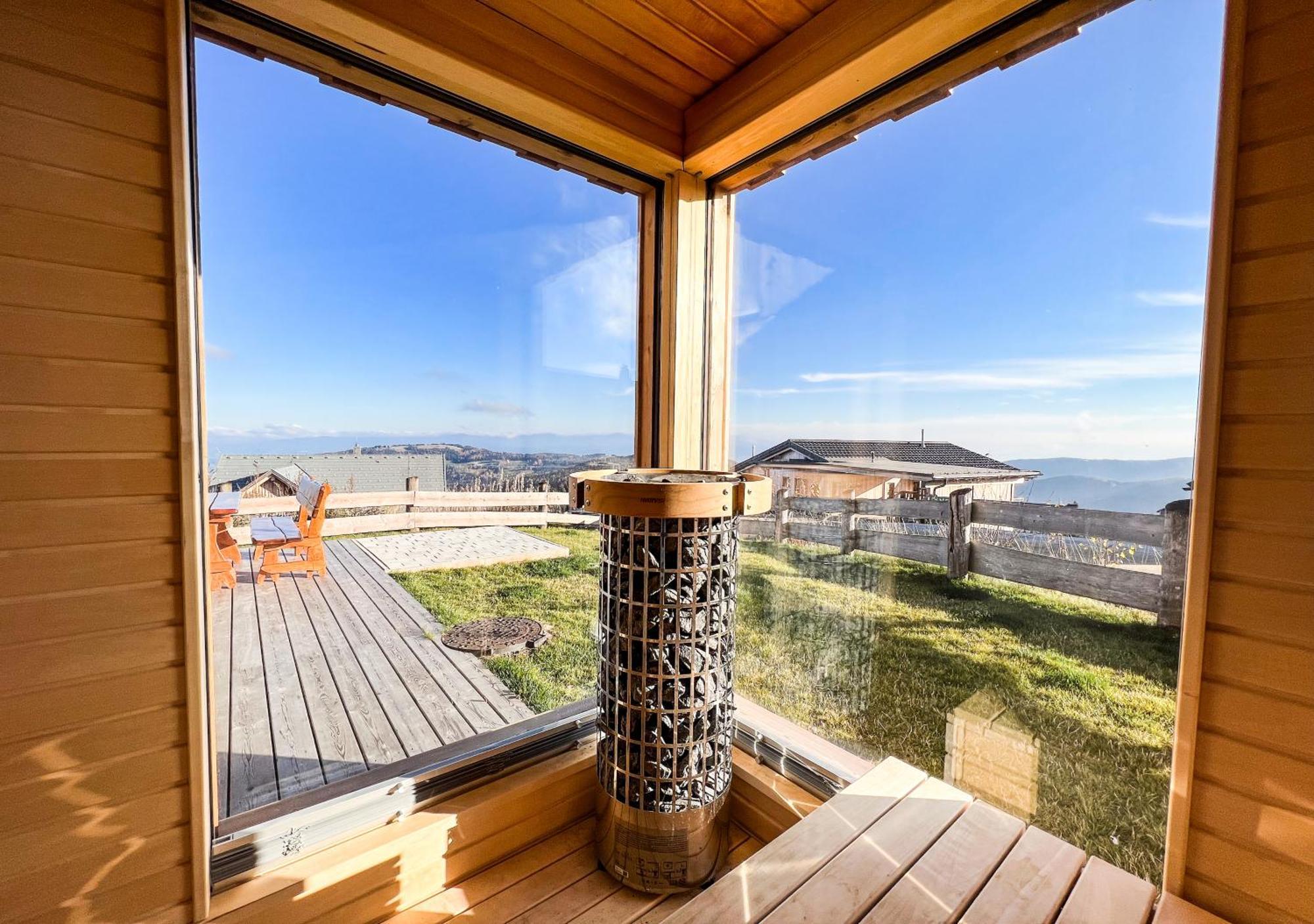 1A Chalet Eck - Wandern, Grillen, Panorama Sauna! Klippitztorl Ngoại thất bức ảnh