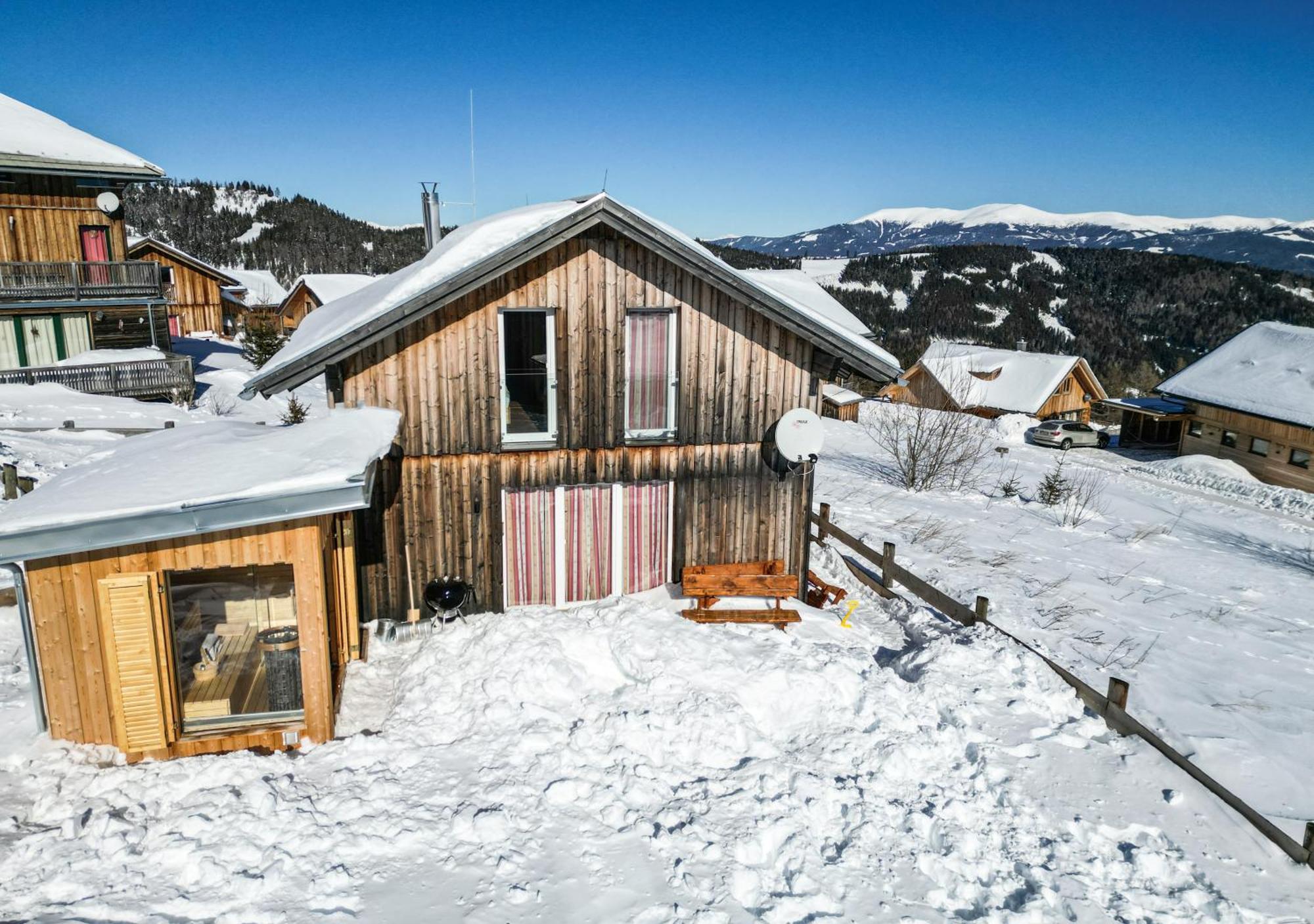 1A Chalet Eck - Wandern, Grillen, Panorama Sauna! Klippitztorl Ngoại thất bức ảnh